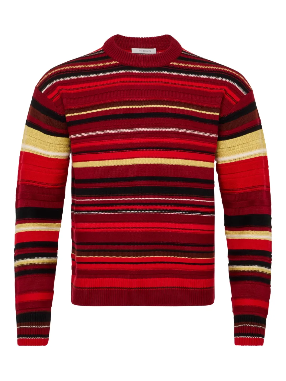 

Свитер в полоску JW ANDERSON, красный