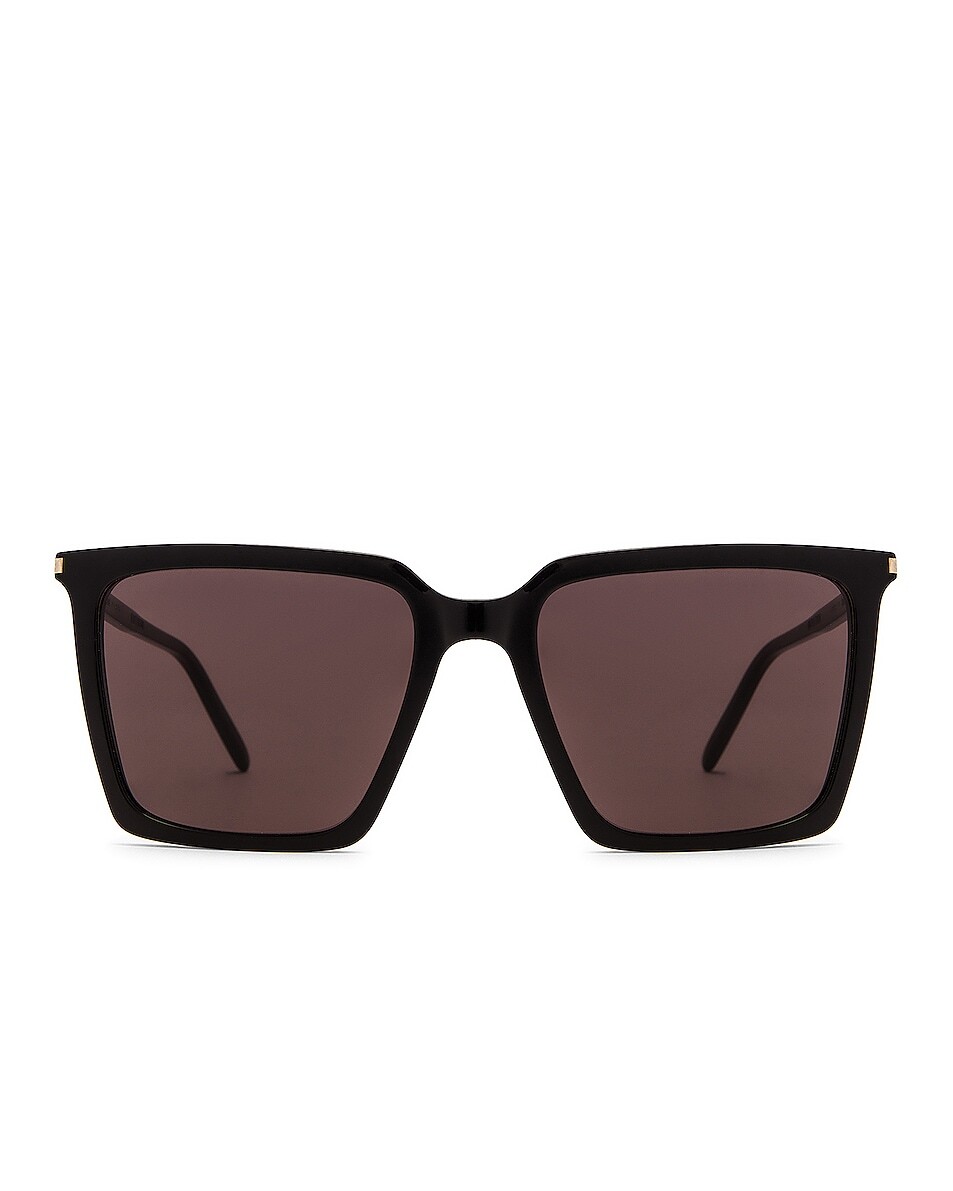 

Солнцезащитные очки Saint Laurent Square Oversize, цвет Shiny Black