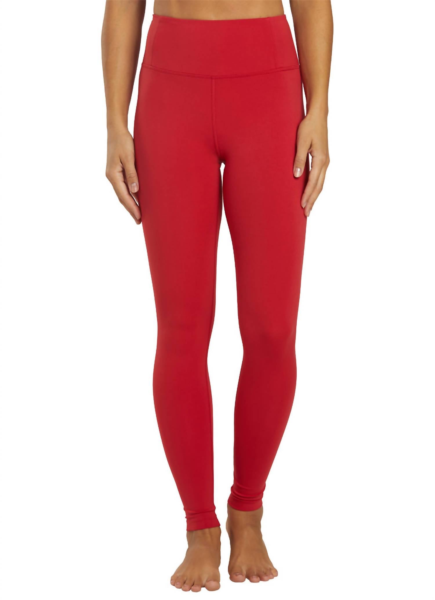 

Женские высокие бесшовные леггинсы 72,5 см в цвете лава Girlfriend Collective, Lava