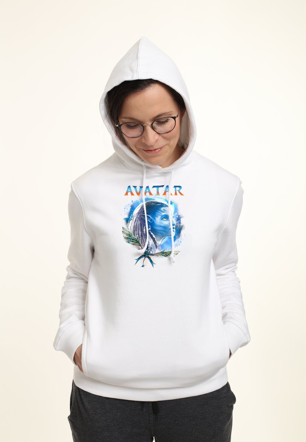 

Толстовка с капюшоном AVATAR 2 NEYTIRI NAVI Henry Tiger, белый