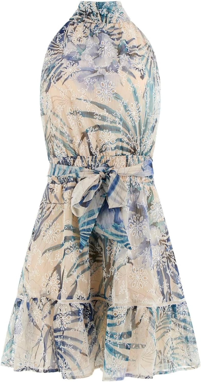 

GUESS Женское платье Eco Danièle Flare, Fiji Palm Print