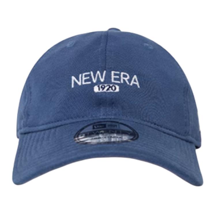 

New Era Хлопковая полиэстеровая бейсболка унисекс синяя