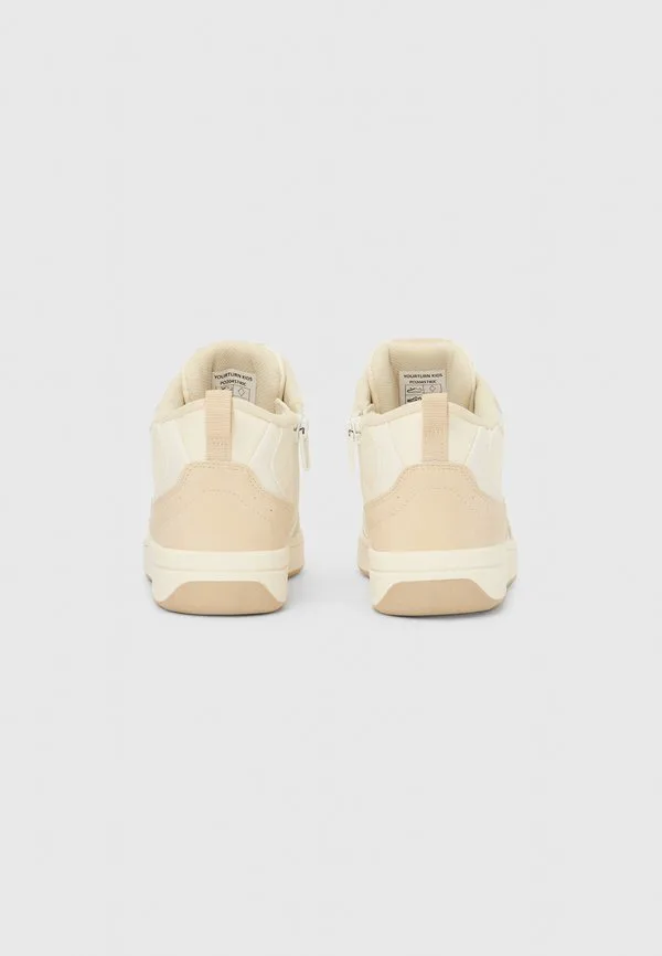 Унисекс высокие кроссовки Yourturn Kids, White/Beige — фото 3
