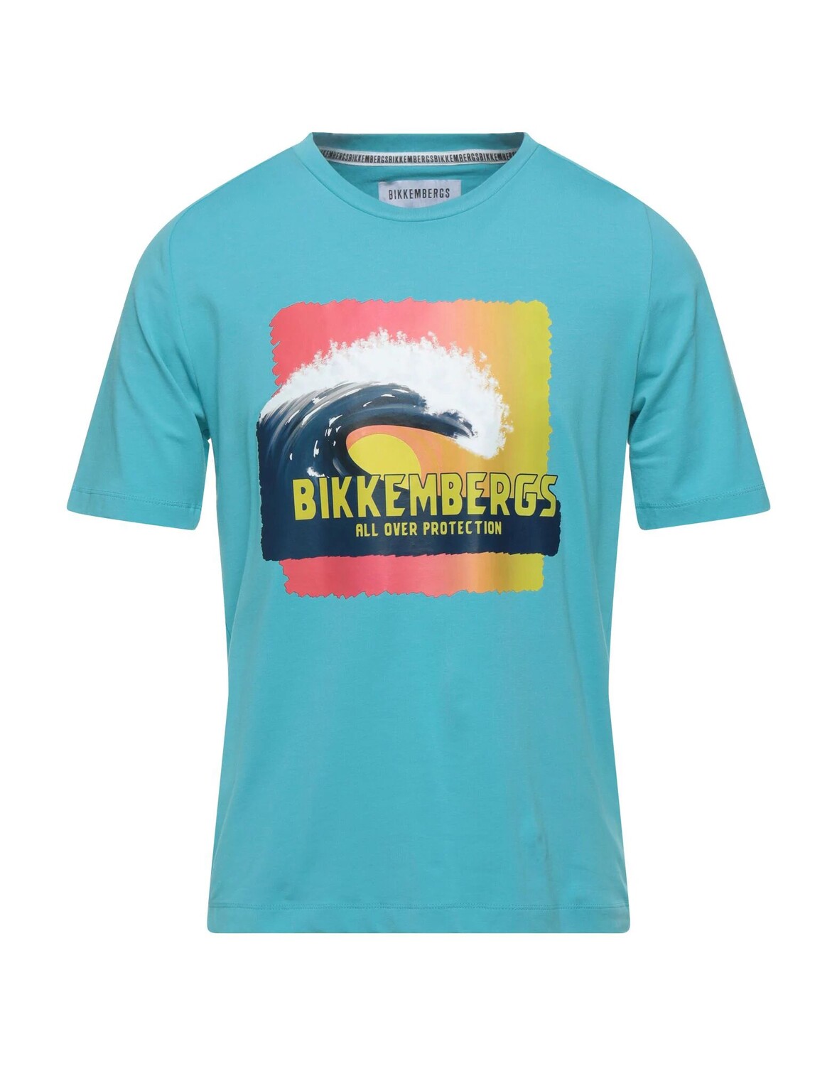 

Футболка Bikkembergs, лазурный