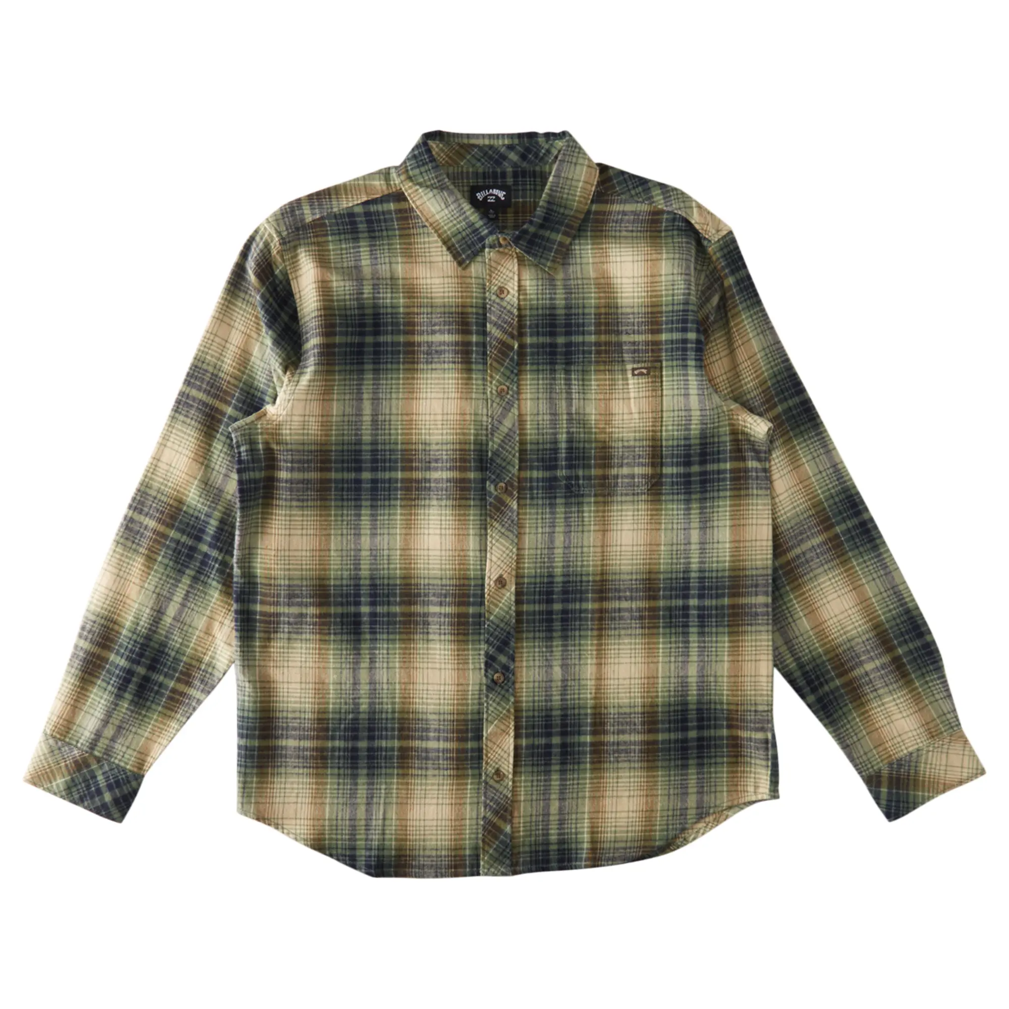 

Мужская фланелевая рубашка с длинными рукавами Coastline Billabong, Sage