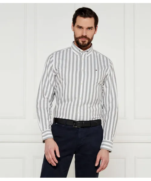 

Рубашка Оксфорд Slim fit Tommy Hilfiger, серый