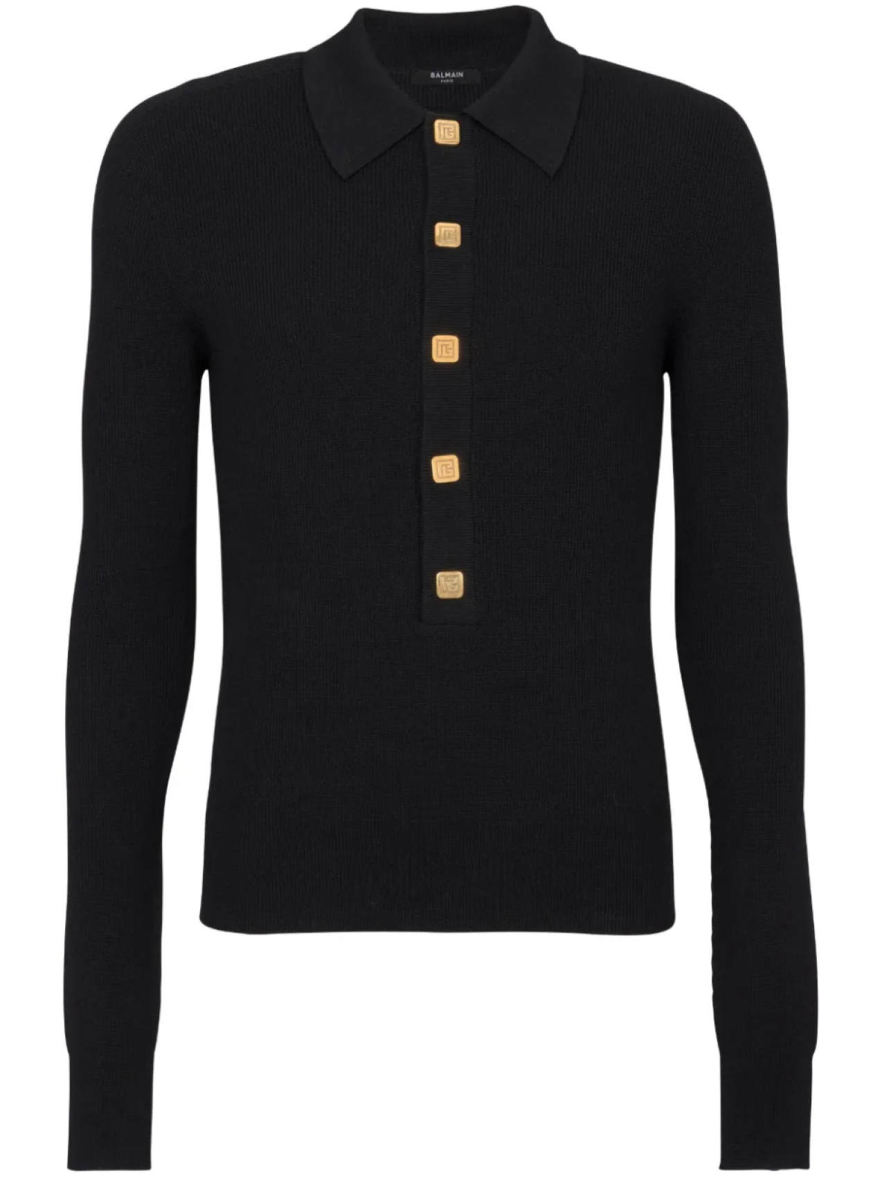 

Balmain джемпер с монограммой, черный