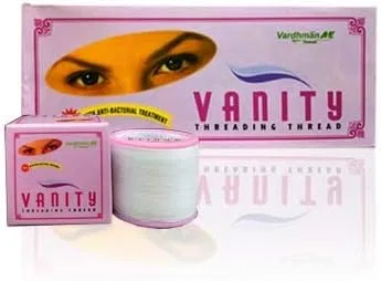 Нитки для бровей Vanity 5 коробок по 10 катушек, белый — фото 3