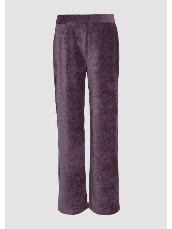 

QS Брюки цвета 4988_баклажан