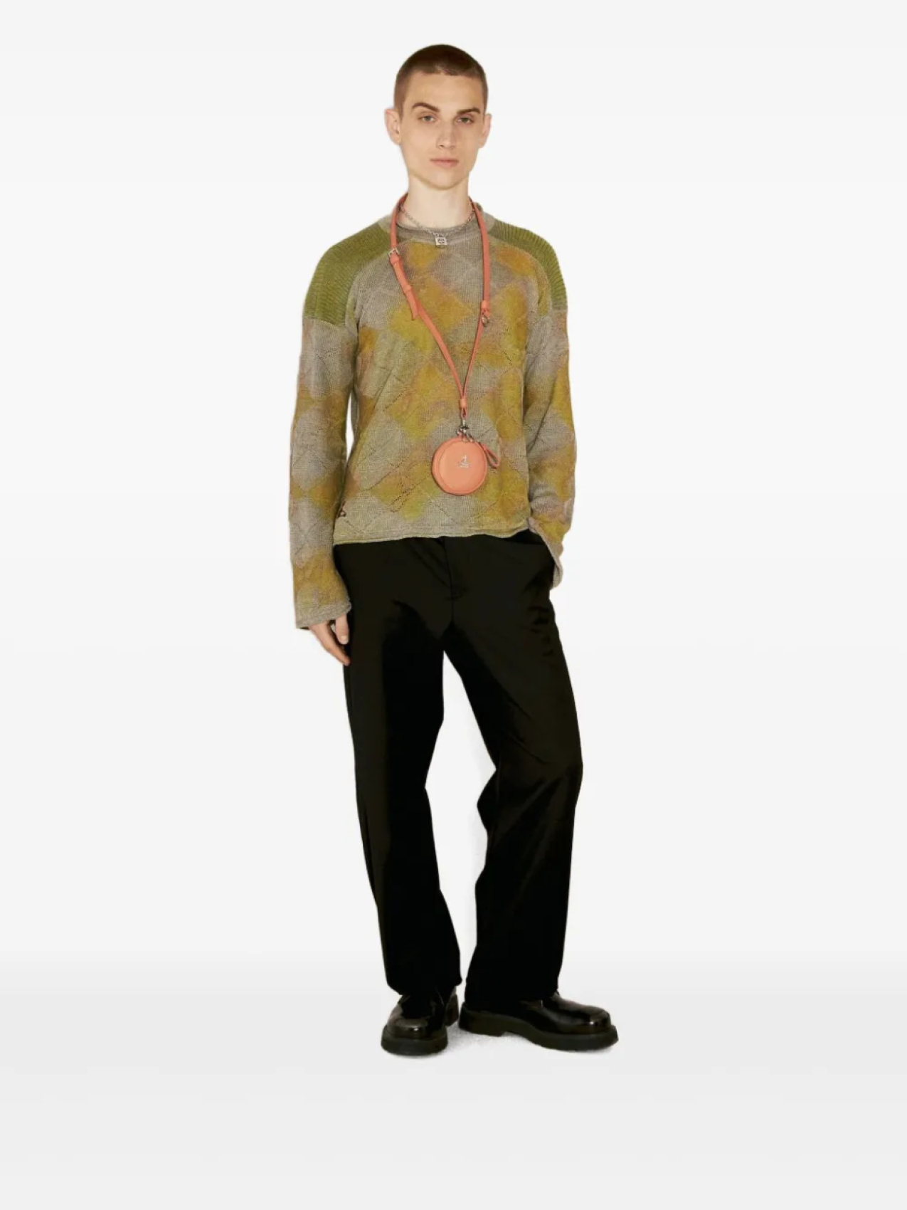 

Кошелек с шарообразной пластиной Vivienne Westwood, оранжевый