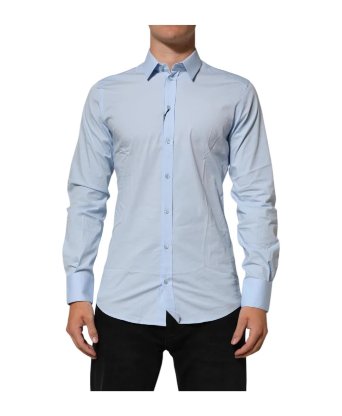 

Светло-Голубая формальная рубашка Dolce & Gabbana, синий