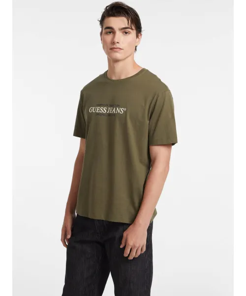 

Футболка Regular fit Guess Jeans, зеленый