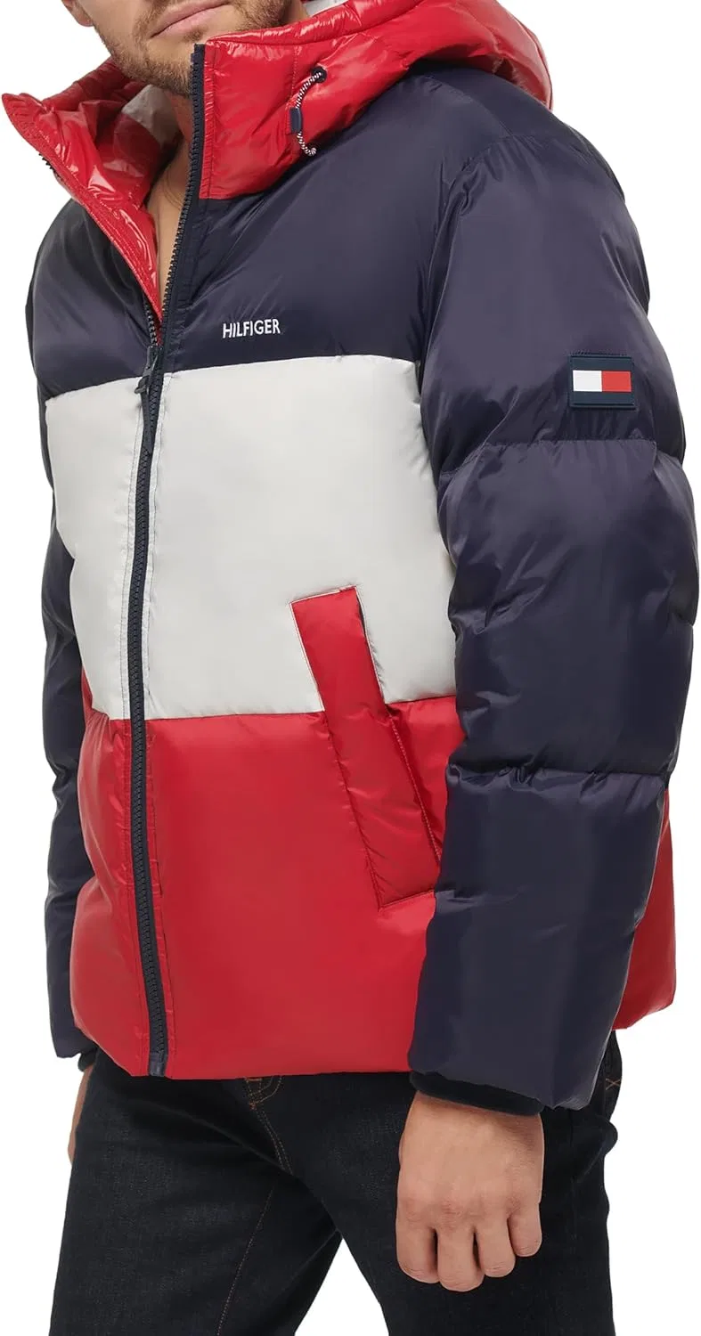 Мужская стеганая куртка-пуховик Tommy Hilfiger — фото 3