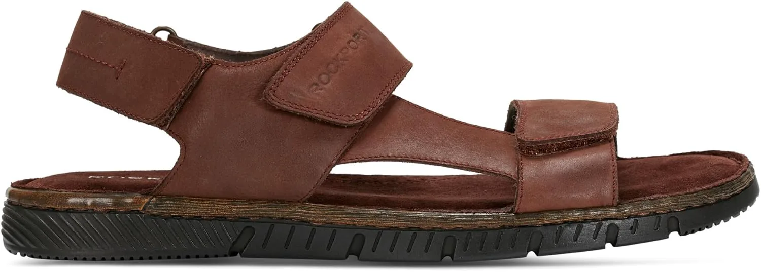Шлепанцы Rockport mens Jhett, темно-коричневый — фото 3
