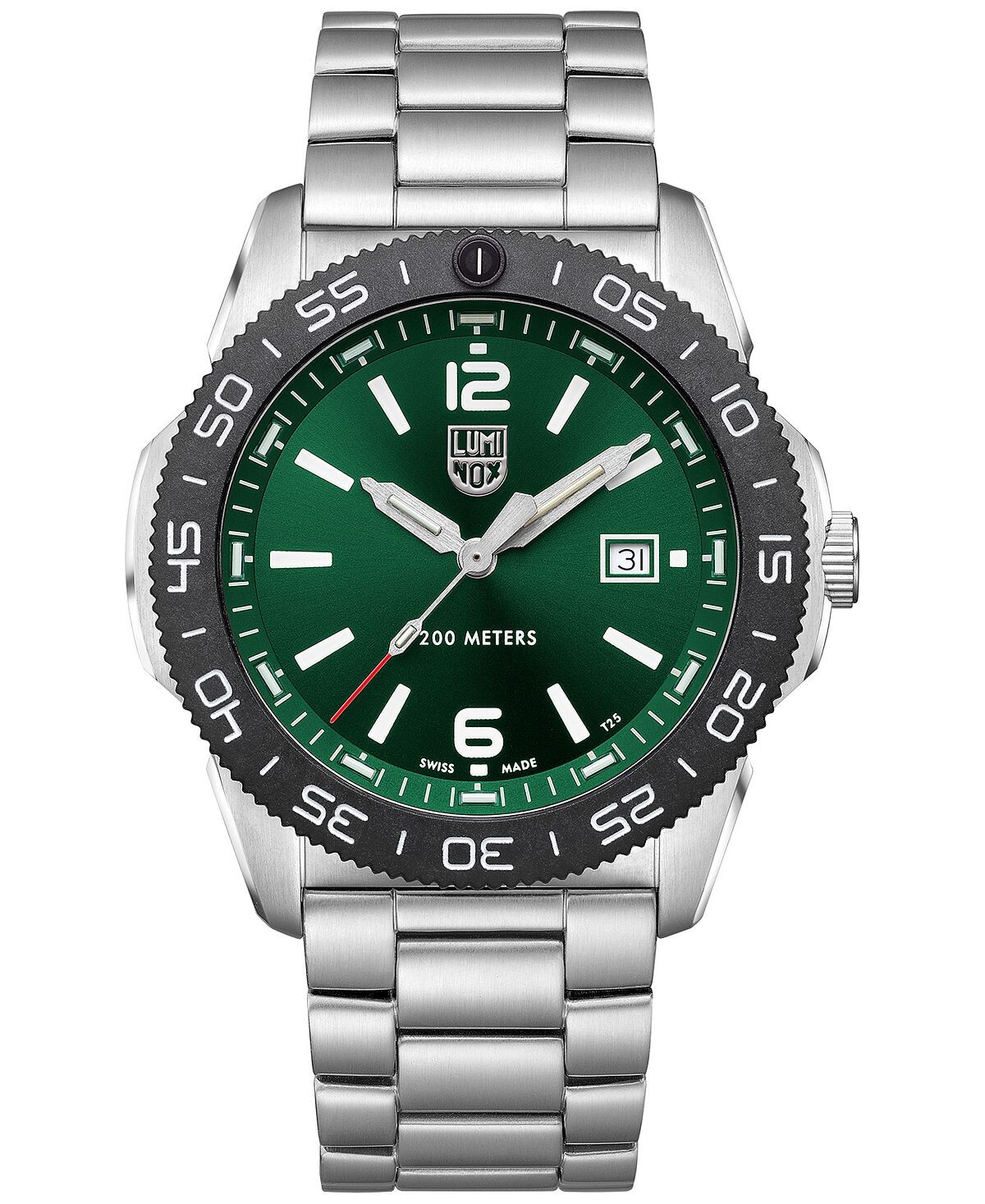 

Мужские часы Swiss Pacific Diver с браслетом из нержавеющей стали, 44 мм Luminox