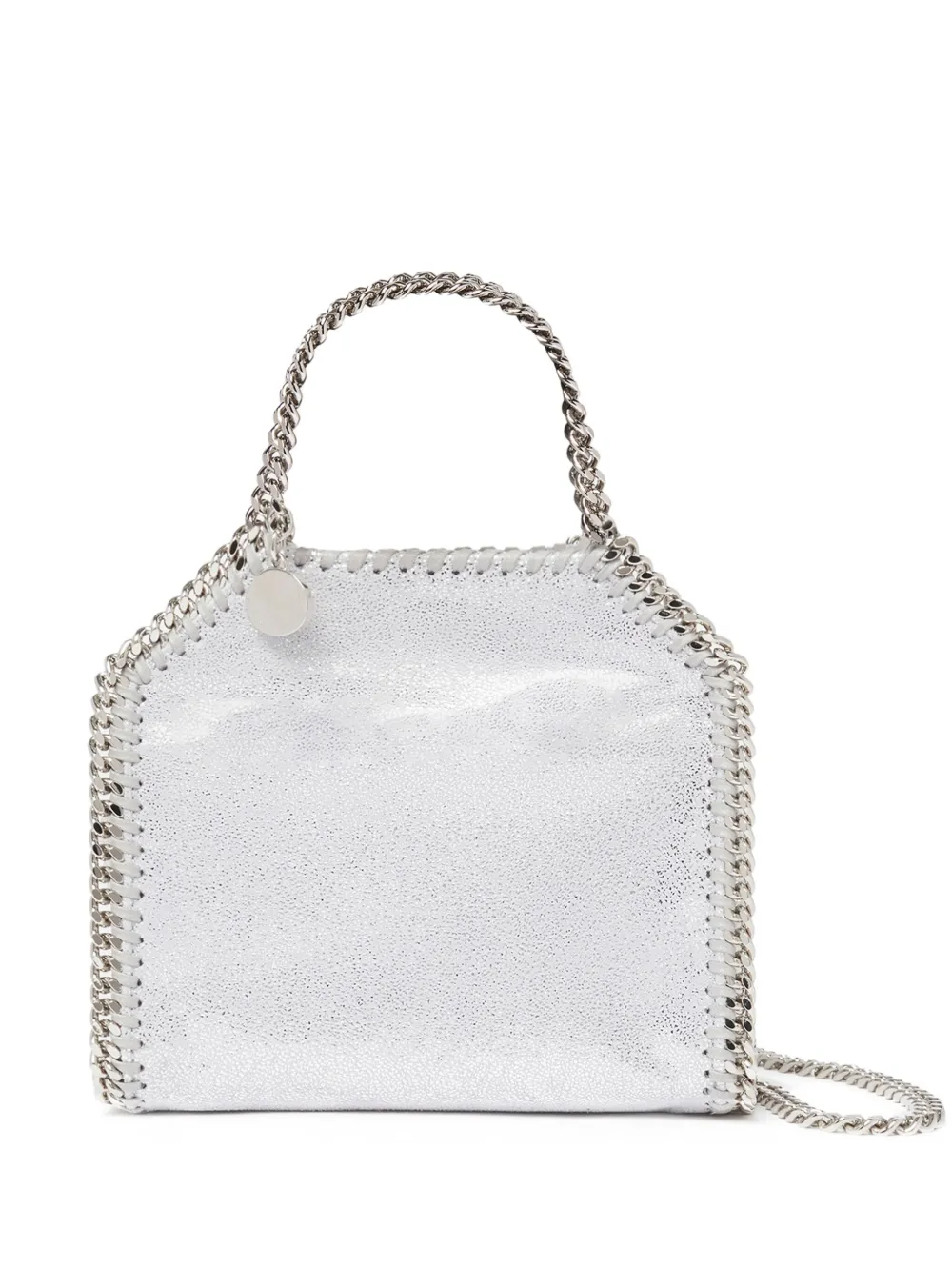 

Сумка-тоут Tiny Falabella Stella Mccartney, серебристый