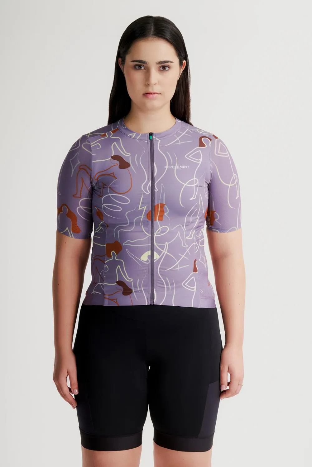 

Женская велосипедная майка Peppermint Cycling Co., Silhouette Cloudy