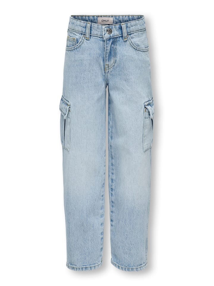 

Джинсы KIDS ONLY Cargo-Jeans KOGHARMONY WIDE CARGO CARROT, цвет light blue denim