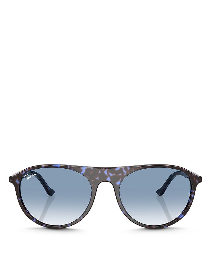 

Круглые солнцезащитные очки, 56 мм Ray-Ban, белый