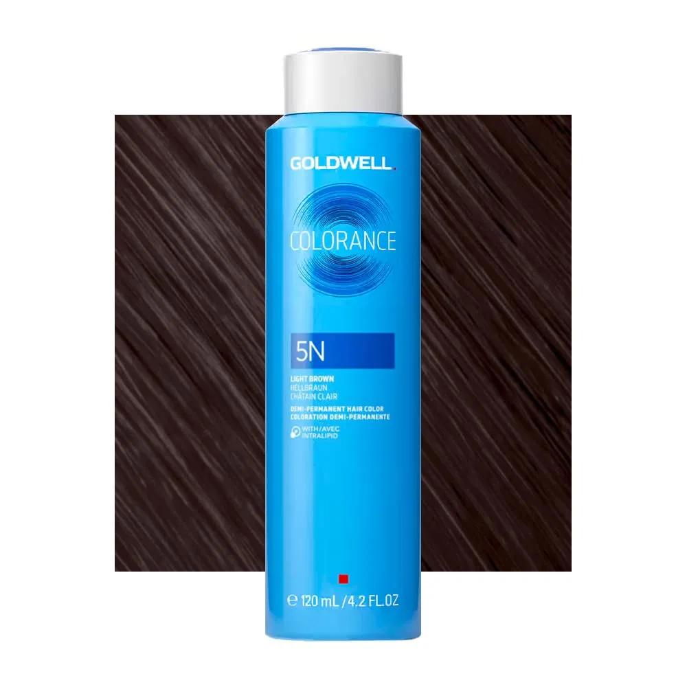 Интенсивная краска для волос «Colorance 5N Light Brown» 120 мл от GOLDWELL Goldwell