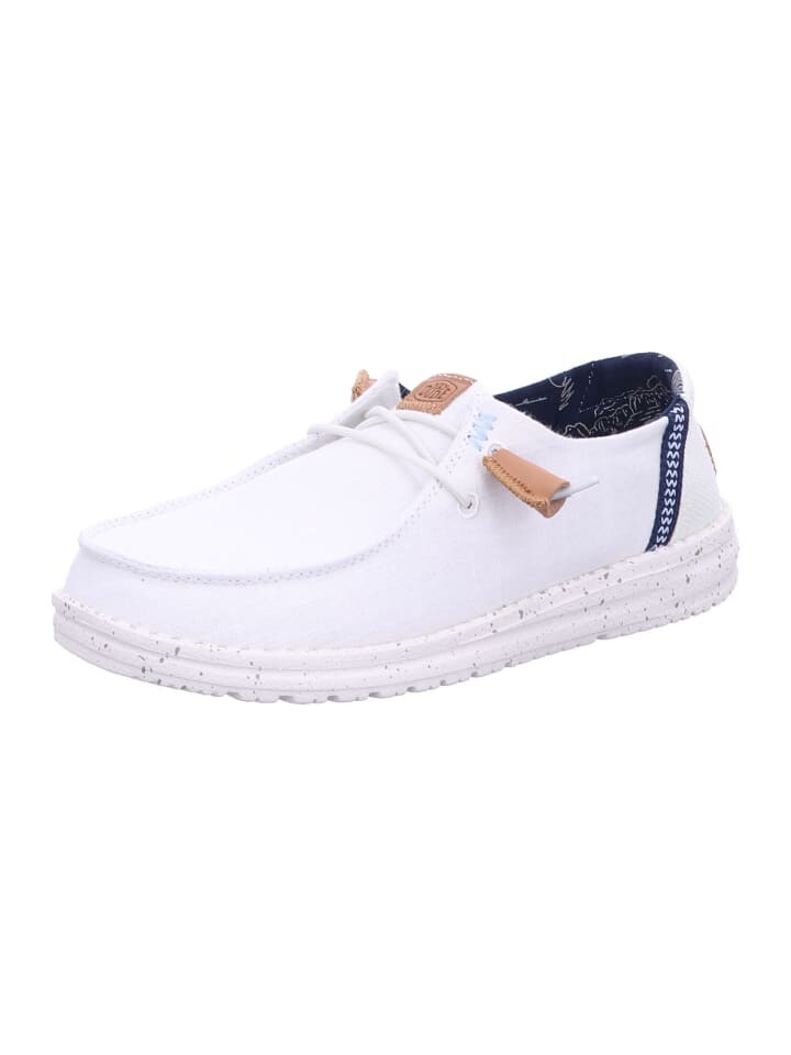 

Тапочки Hey Dude Damen Wendy Washed, белый