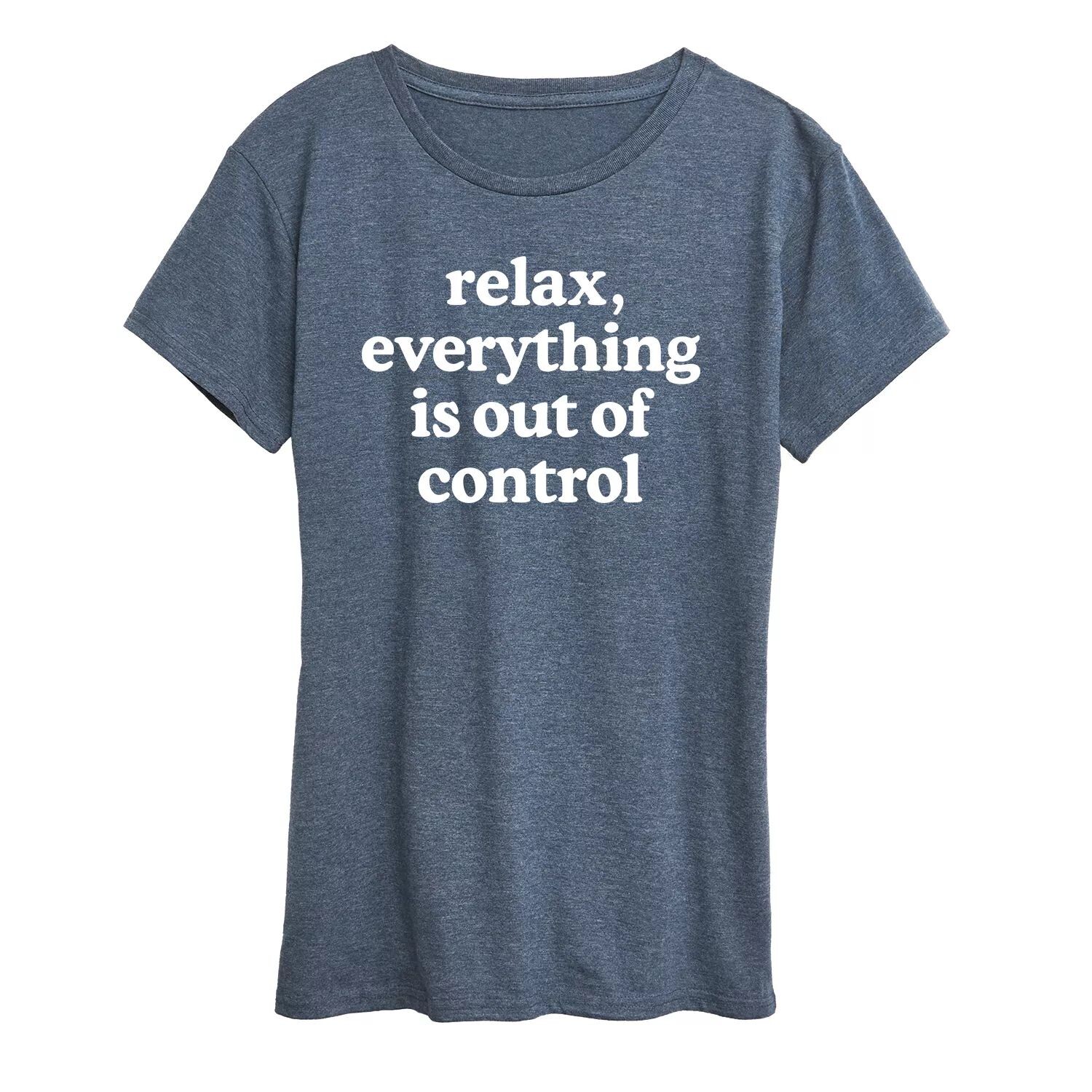 

Женская футболка с рисунком Relax Out Of Control Licensed Character