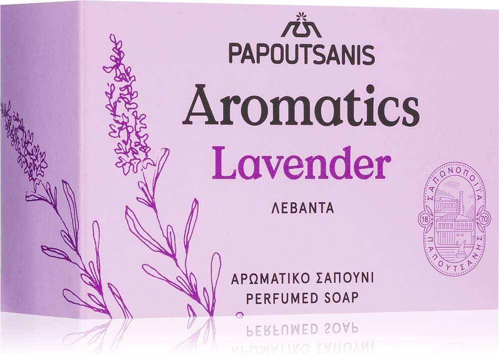 

Ароматизированное лавандовое мыло Papoutsanis, 100 гр