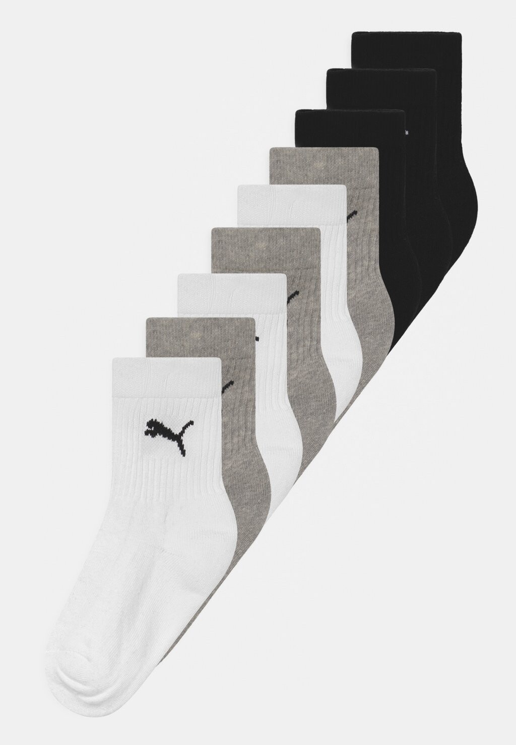 

Носки Junior Crew 9 Pack Unisex Puma, цвет grey/white/black