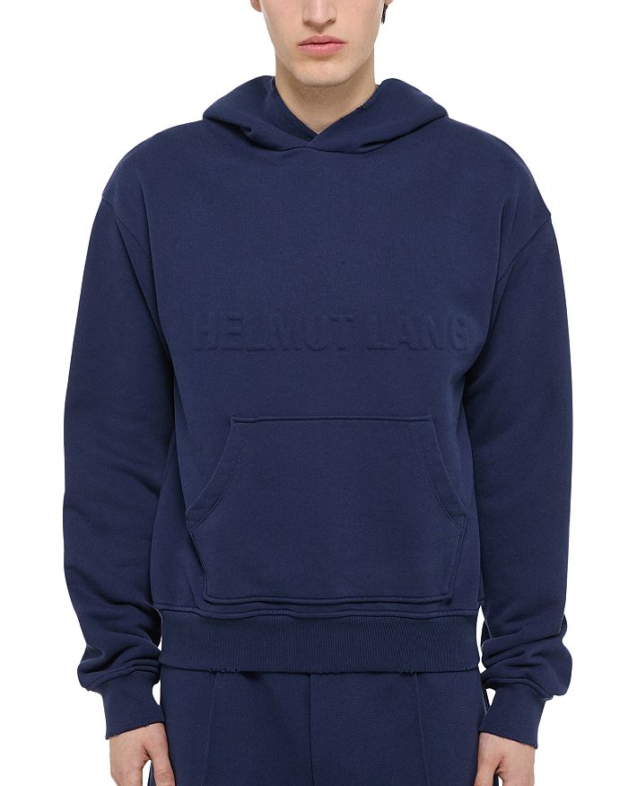 

Толстовка с тиснением Studio Helmut Lang, синий