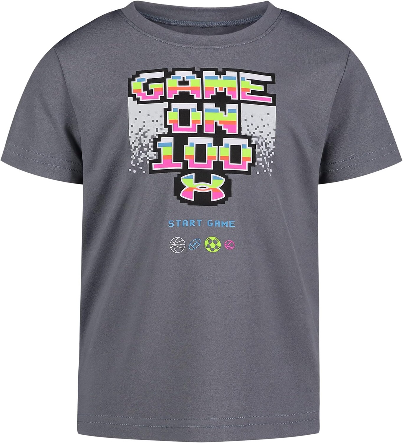 

Футболка Under Armour Game On 100 Short Sleeve Tee, цвет Gravel