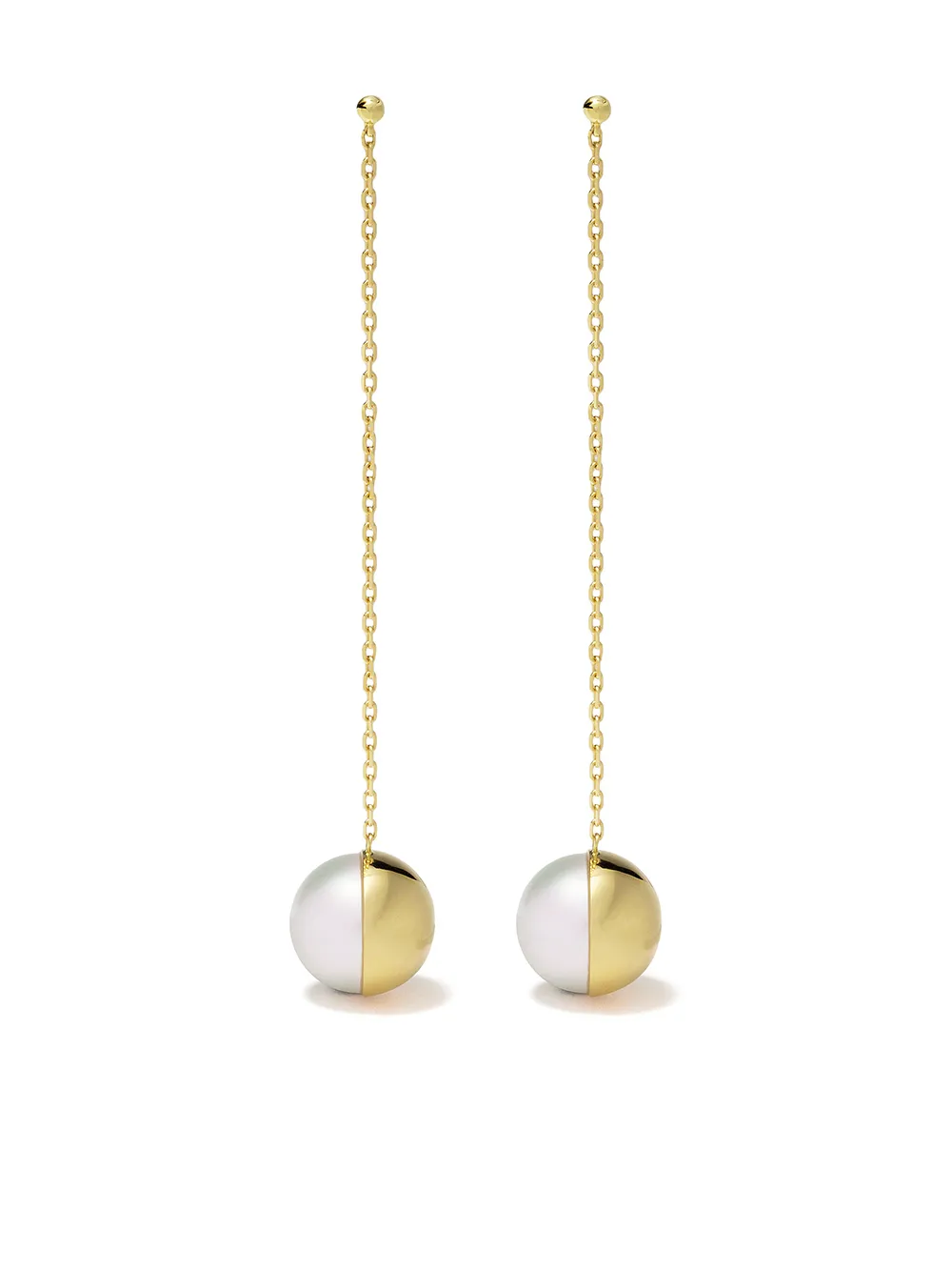 

Серьги M/G Arlequin из желтого золота с жемчугом TASAKI, золотой