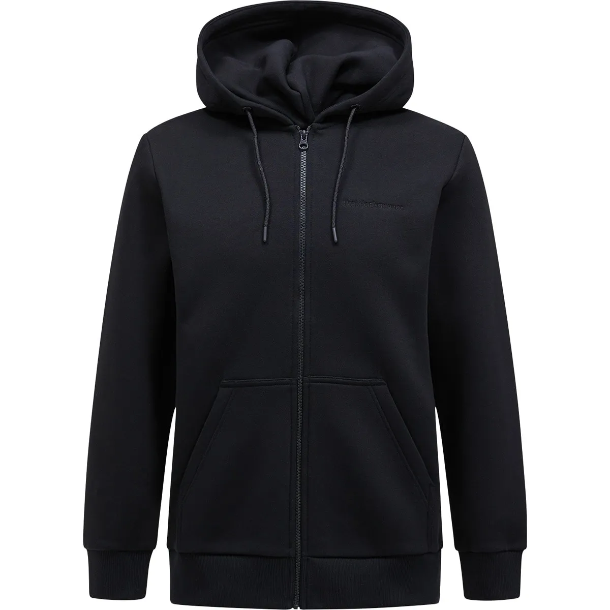 

Толстовка мужская Original Small Logo Zip Hood Peak Performance, черный