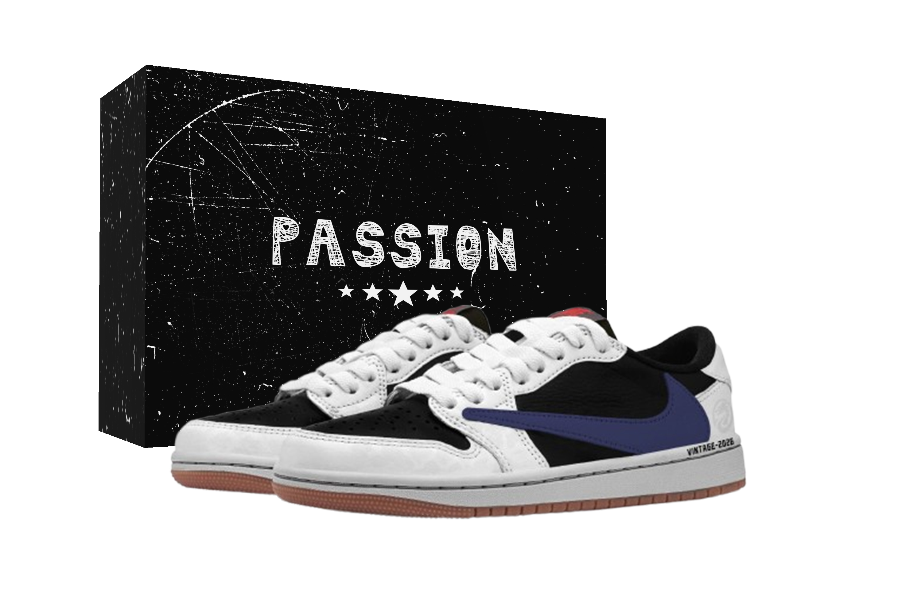 

Jordan Трэвис Скотт X Air 1 винтажные баскетбольные кроссовки унисекс лоу-топ Purple