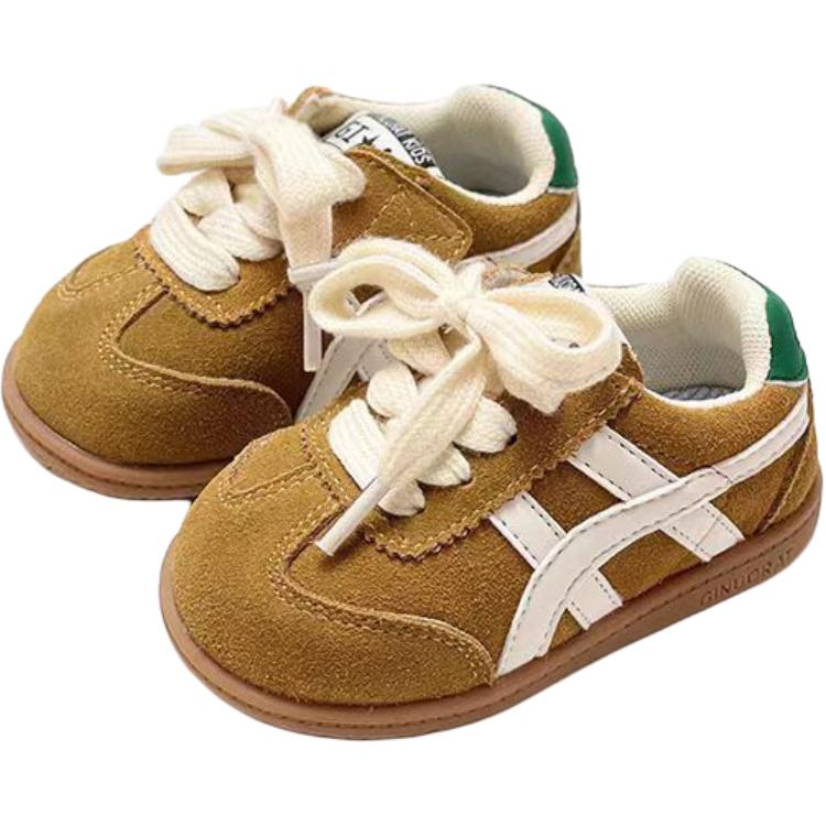Slip Resistant Anti Kick Abrasion Resistant Kids' Skateboarding Shoes Kids' QINUOSHU, зеленый — фото 4