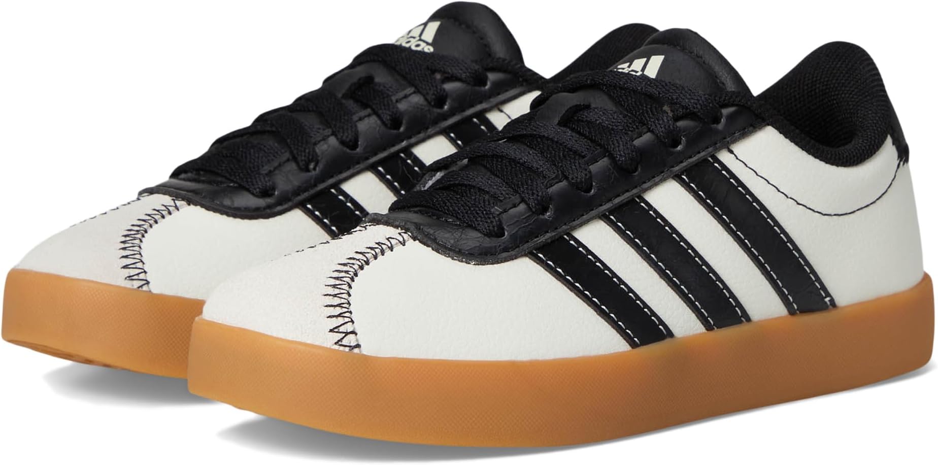 

Кроссовки Adidas Kids Vl Court 3.0 Shoes, Off-White/Black/Off-White