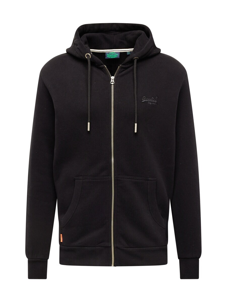 

Толстовка с капюшоном на молнии Superdry Zip-Up Hoodie Essential, черный