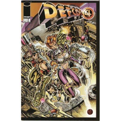 

Defcon 4, Issue #1 - Wraparound Cover, February 1996 (Image Comics)