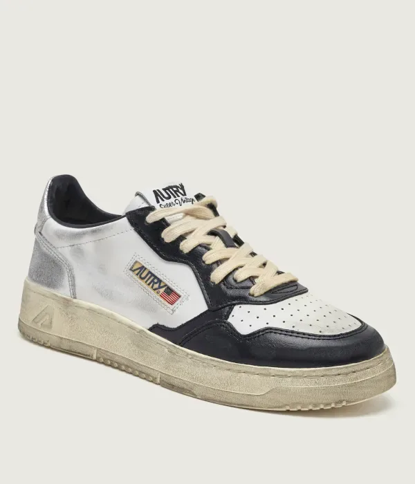 Кроссовки MEDALIST LOW SUPER VINTAGE из натуральной кожи Autry, белый