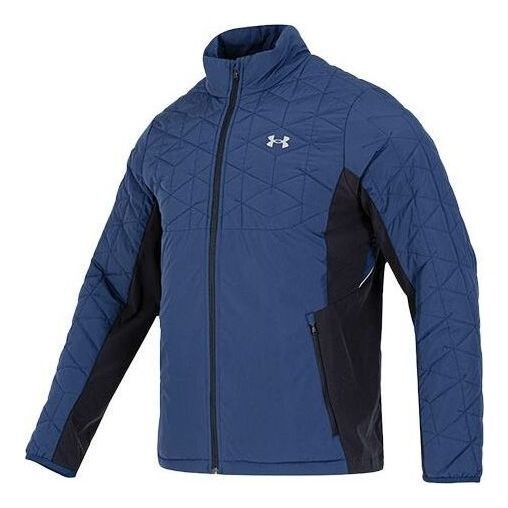 

Куртка ua coldgear reactor storm hybrid full zip golf jacket 'blue' Under Armour, синий