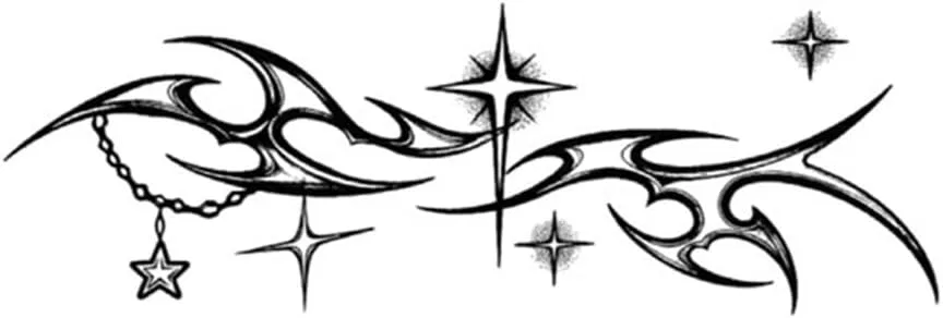 Временная татуировка на травах Flamestar Herb, один цвет, 1 шт