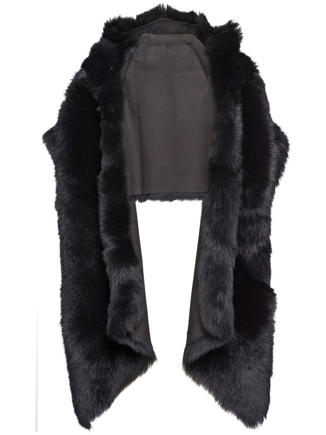 

Prada укороченный жакет из меха, черный
