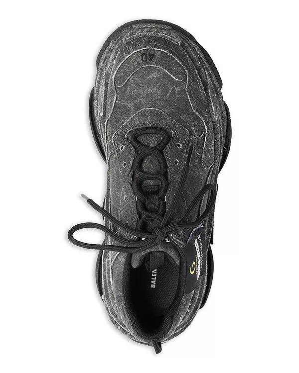 Мужские рабочие кроссовки Triple S Balenciaga, черный — фото 2