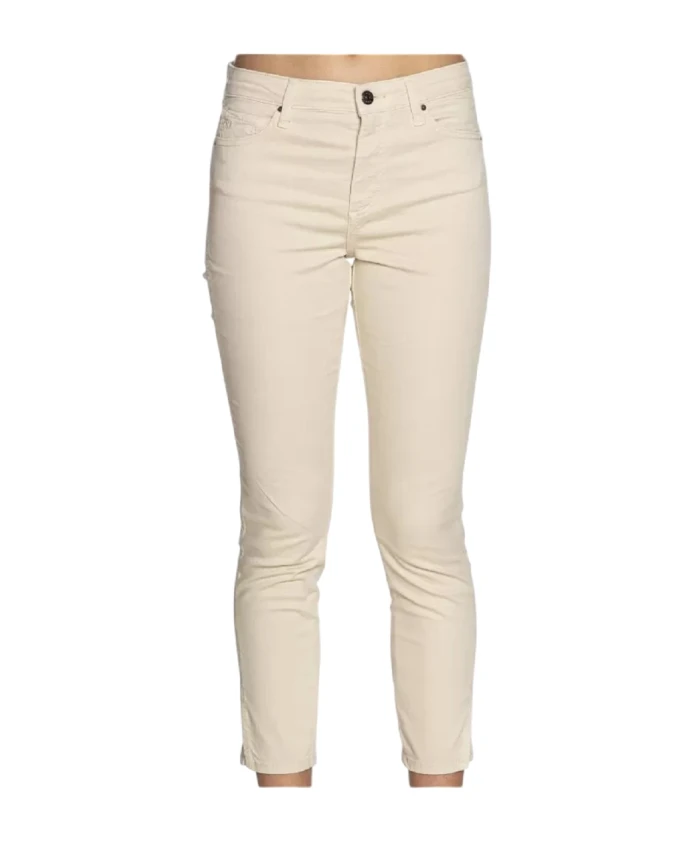 

Бежевые джинсы с зауженными штанинами Armani Exchange, бежевый