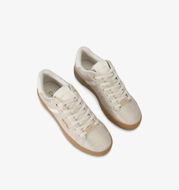 Низкие кроссовки Daze из искусственной кожи с резиновой подошвой Carvela, золотой — фото 2