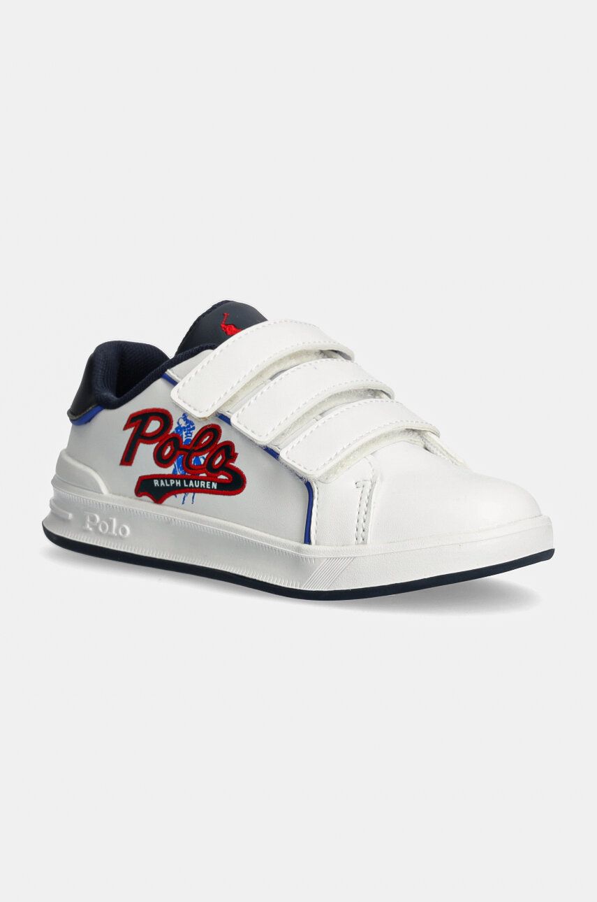 

Детские кроссовки Polo Ralph Lauren HERITAGE COURT III GRAPHIC EZ, белый