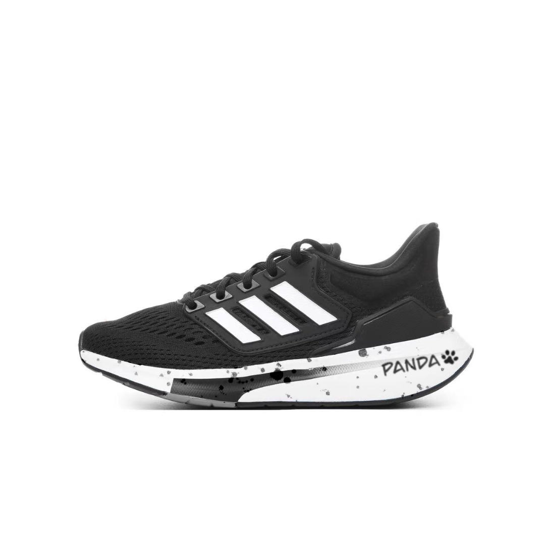 

Кроссовки для бега EQ21 Run женские с низким верхом белого цвета Adidas