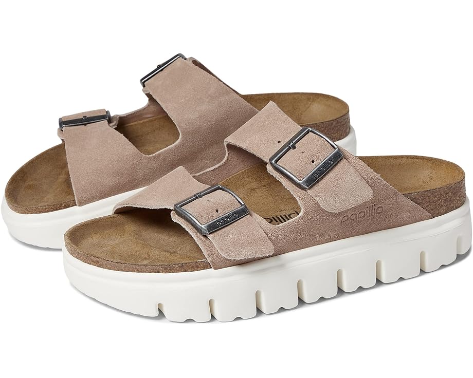 

Сандалии Birkenstock Papillio by Birkenstock Arizona Chunky Platform, цвет Warm Sand Suede