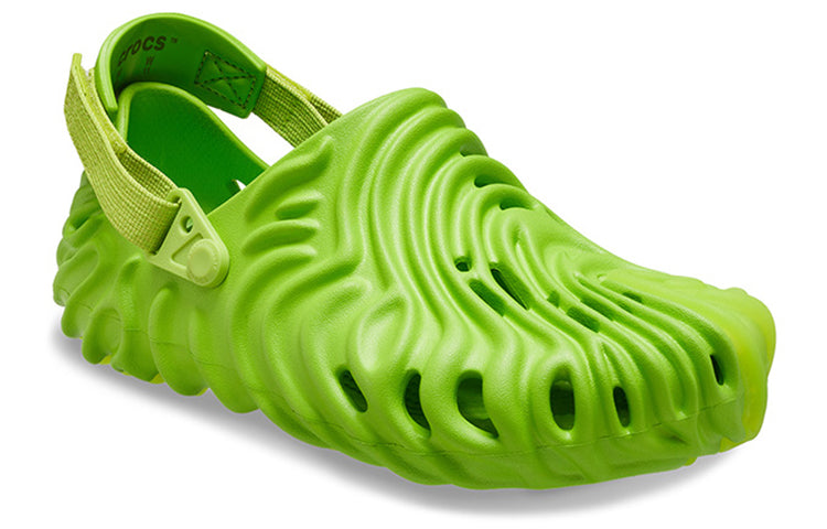 Сандалии Crocs Salehe Bembury x Pollex Clog 'Crocodile', зеленый — фото 3