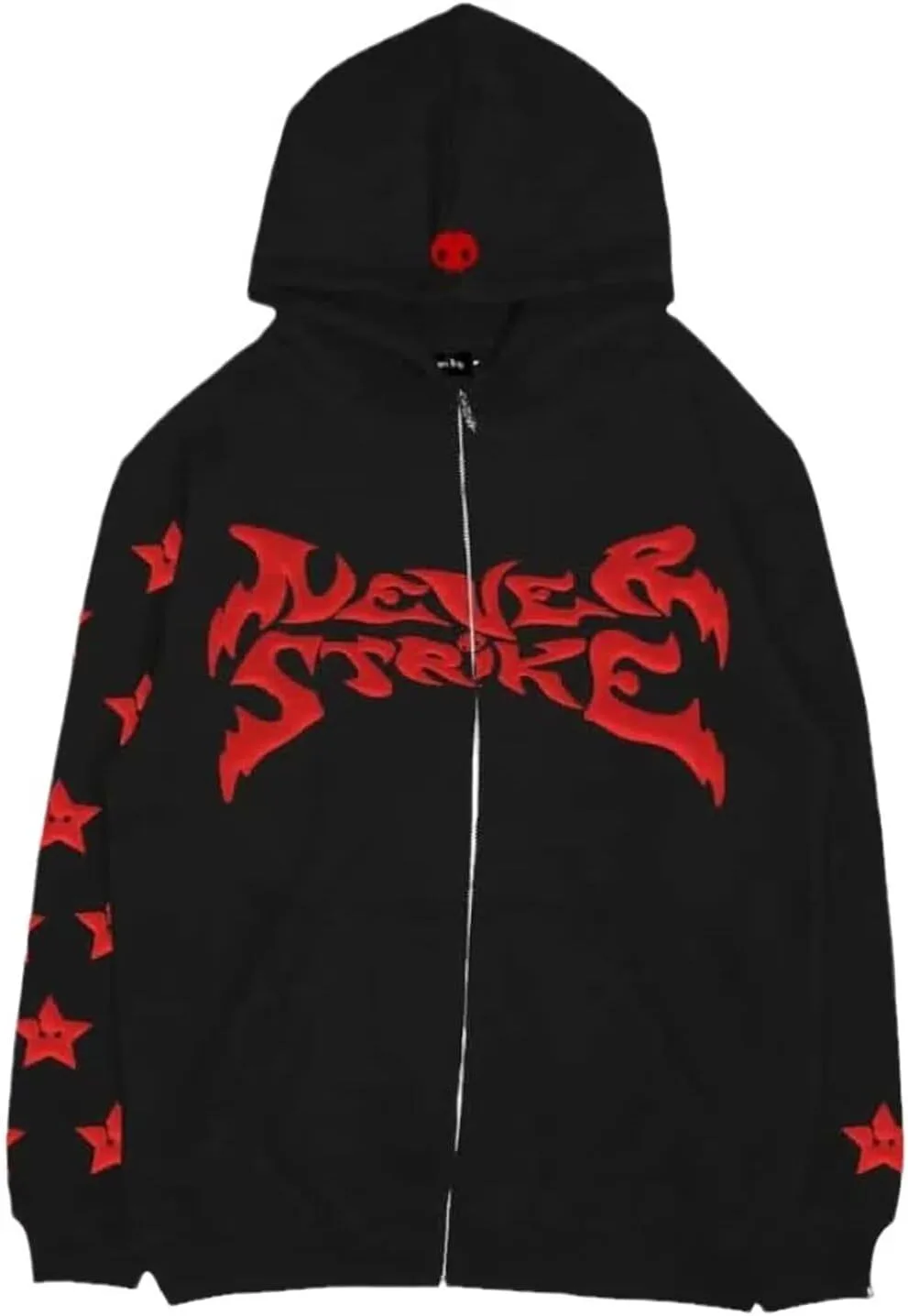 

Y2K худи с принтом звезд и букв, оверсайз YUNZSXJY