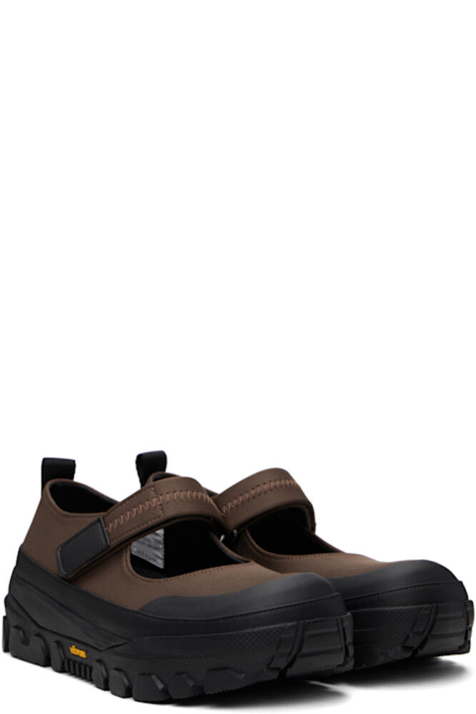 Коричневые и черные балетки Vibram Mary Jane AMOMENTO — фото 4